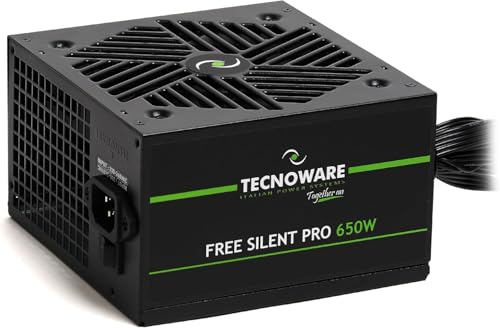 Fuente de poder Tecnoware Free Silent Pro ATX 650W para PC avanzadas con NVIDIA GeF