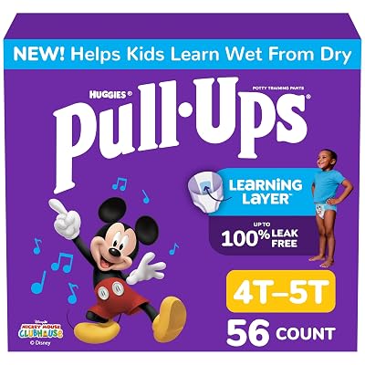 Pants de Entrenamiento Pull-Ups para Niños, Talla 4T-5T, Paquete de 56