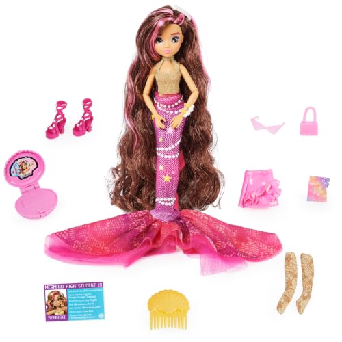 Muñeca de Moda Deluxe MERMAID HIGH Searra de 10.5 pulgadas y Accesorios, Edades 4+