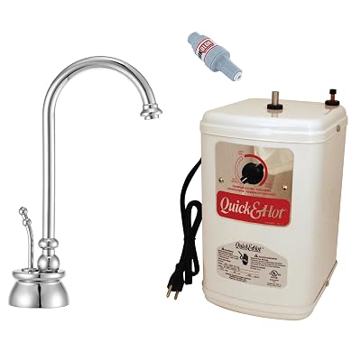 Westbrass A261HFP-26 10" Calorah Grifo Dispensador de Agua Caliente de 1 Manija con Instant