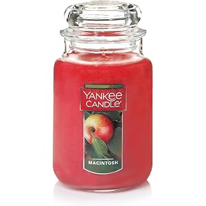 Vela Perfumada Yankee Candle de 22 Onzas en Frasco, Grande, Macintosh