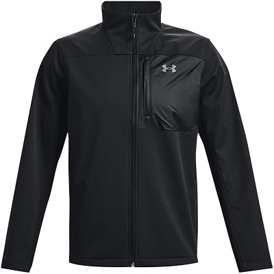 Chamarra Under Armour para hombre ColdGear Infrared Shield 2.0 Soft Shell, 001 BLACK, 3XL