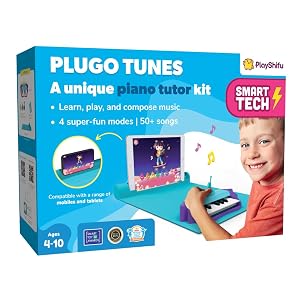 Plugo Tunes de PlayShifu (Kit+App): Kit de Piano Interactivo para Edades 4-10