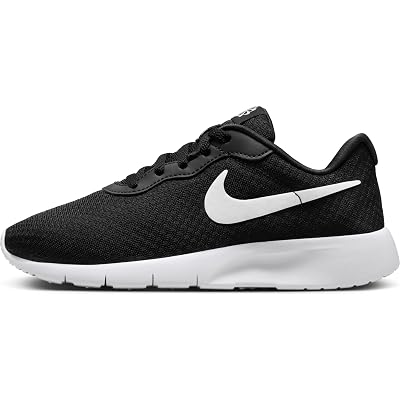 Zapatos Nike Tanjun EasyOn para niños grandes, Black/White-White, 4Y