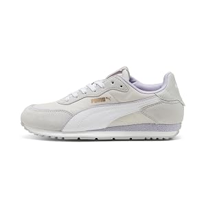 Tenis para Mujer PUMA(), 25 Colores Otoño Invierno Gris Claro Fresco-Blanco Puma-Lila