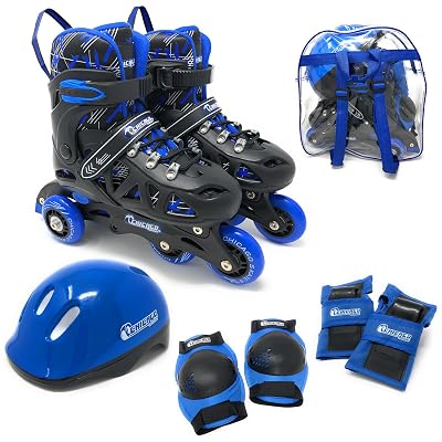 Patines en Línea Chicago de Entrenamiento con Equipo Protector para Niños - Durables, T