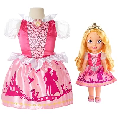 Set de Regalo: Muñeca Aurora de Disney Princess para Niñas Pequeñas y Vestido